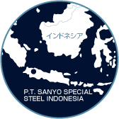 地図:P.T. SANYO SPECIAL STEEL INDONESIA